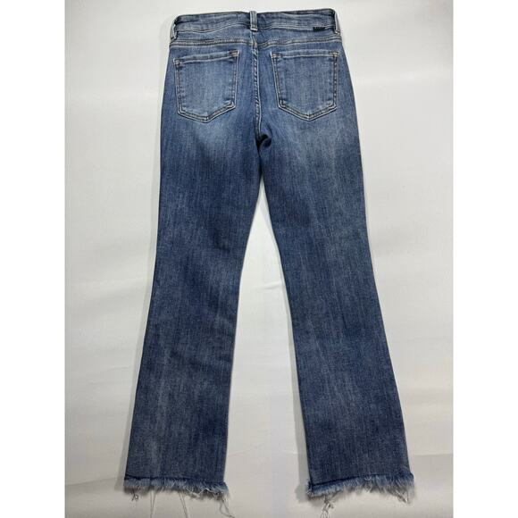 Social Threads x Risen Women's Straight Stretch Denim Jeans - Size 1/25 (25x26) - Picture 2 of 6
